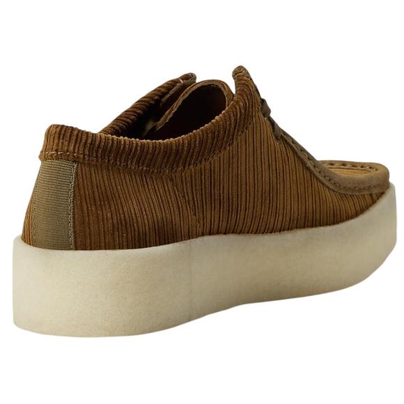 Clarks Mens Wallabee Cup Moccasin Loafers US 13 M Tan Corduroy Nubuck NIB - Picture 3 of 13